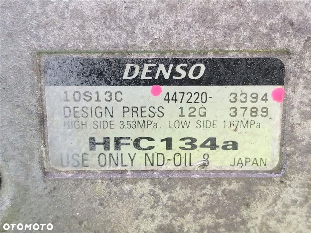 Sprężarka klimatyzacji Suzuki Liana 1.6B 107KM 2001–2010 M16A-113086 DENSO - 2