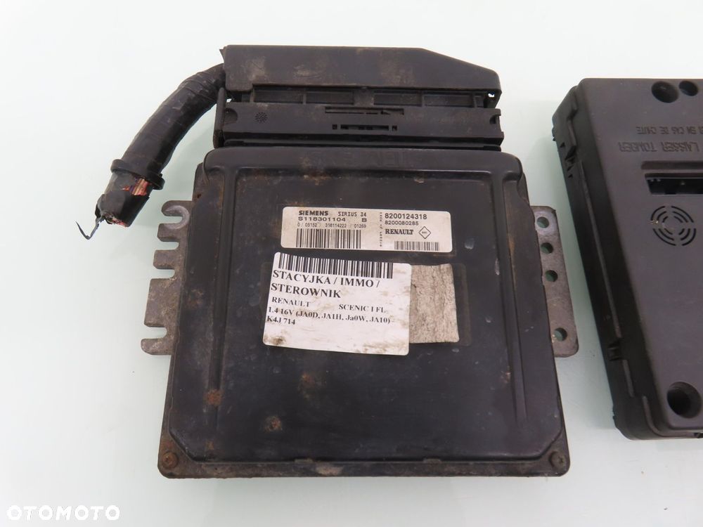STACYJKA STEROWNIK  SCENIC I FL 1.4 16V S118301104B 8200124318 8200029342B - 6