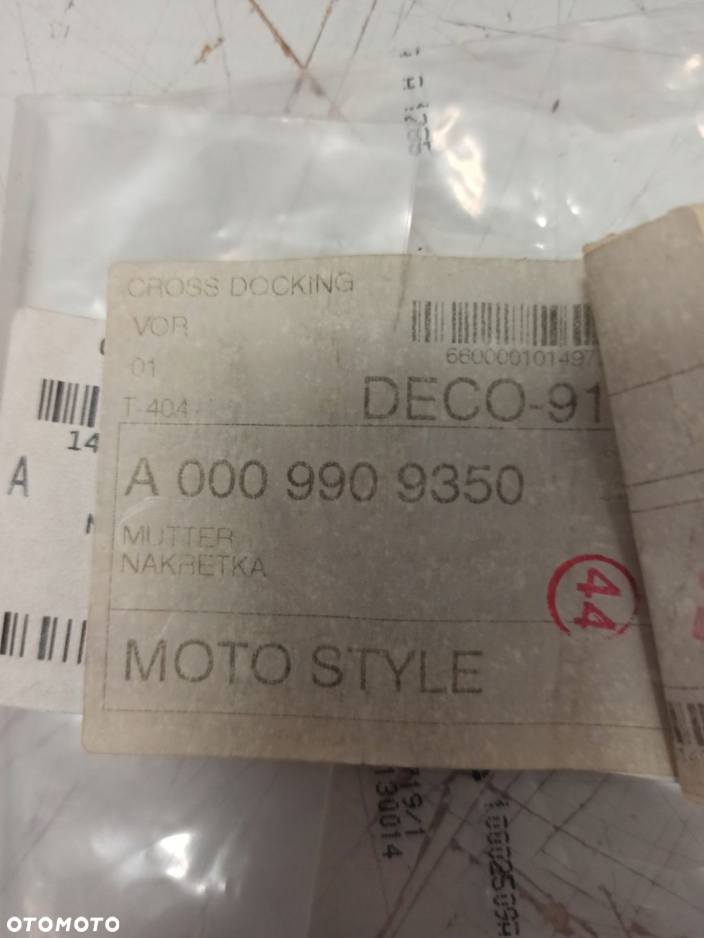 NAKRĘTKA PLASTIKOWA MERCEDES SPRINTER INNE A0009909350 ASO 9 SZT KPL - 2