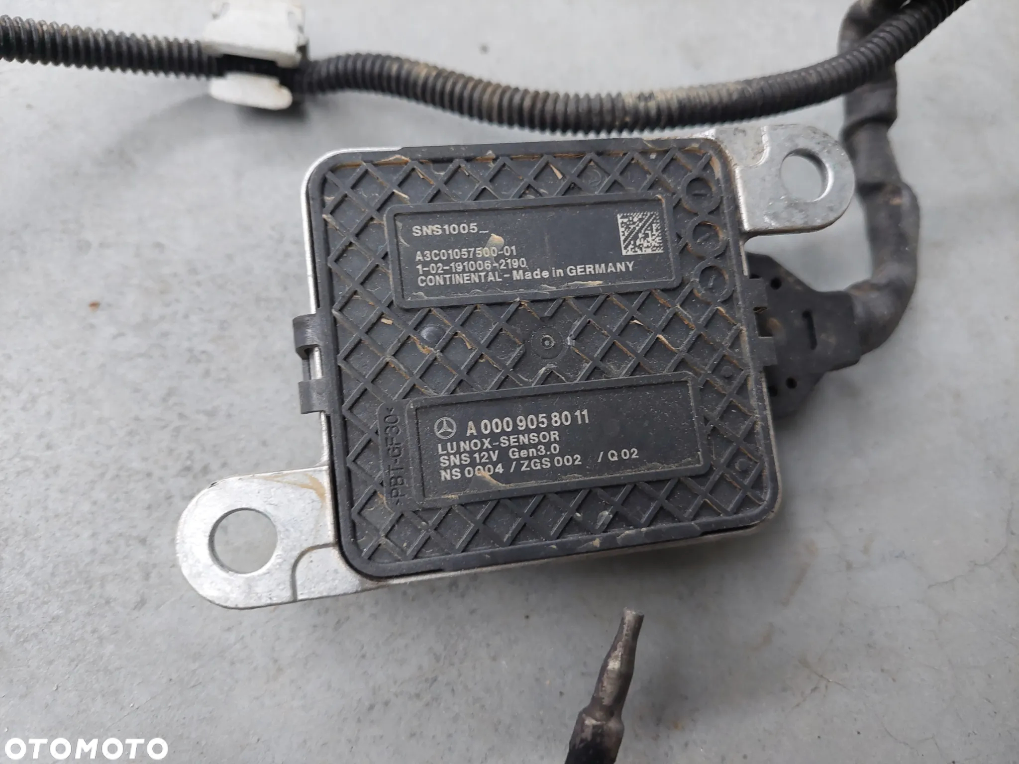 MERCEDES DPF filtr cząstek stałych A6541402000 czujniki komplet - 4