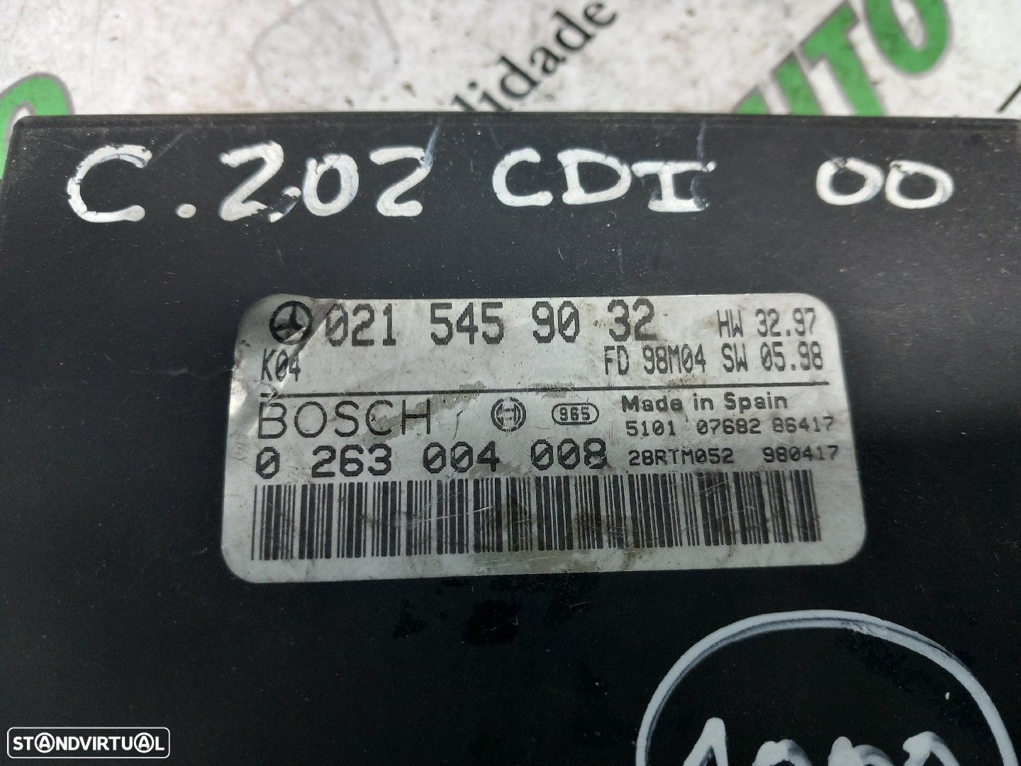 Módulo Eletrónico Mercedes-Benz C-Class (W202) - 3