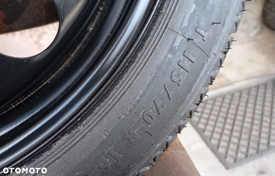 Koło Zapasowe Dojazdowe 115/70 R16 5x110 65,1MM ET:41 Opel Astra H Saab 2160132 - Gwarancja Wysyłka - 4