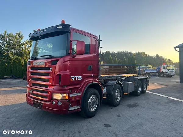 Scania R420 8x2 kontener linowy rama do zabudowy