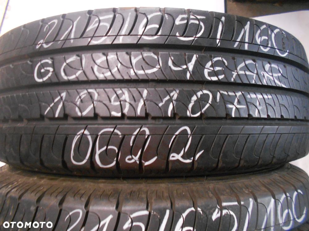 OPONA POJEDYNKA 215/65R16C GOODYEAR EFFICIENT GRIP CARGO DOT 0622 9MM - 1