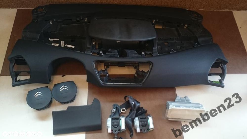 CITROEN C4 PICASSO deska konsola poduszki pasy - 1