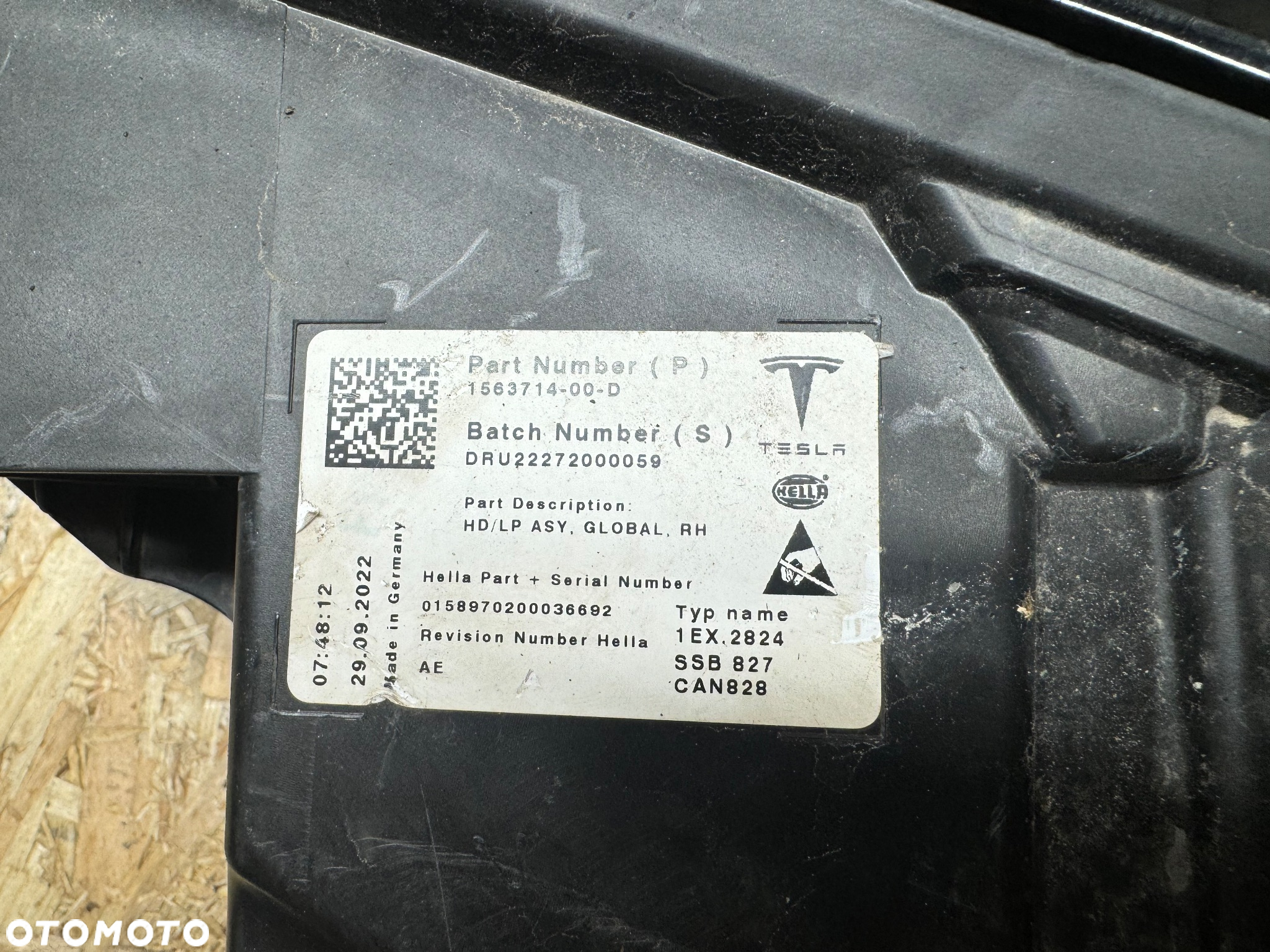 Przednia prawa lampa tesla s plaid full led - 5