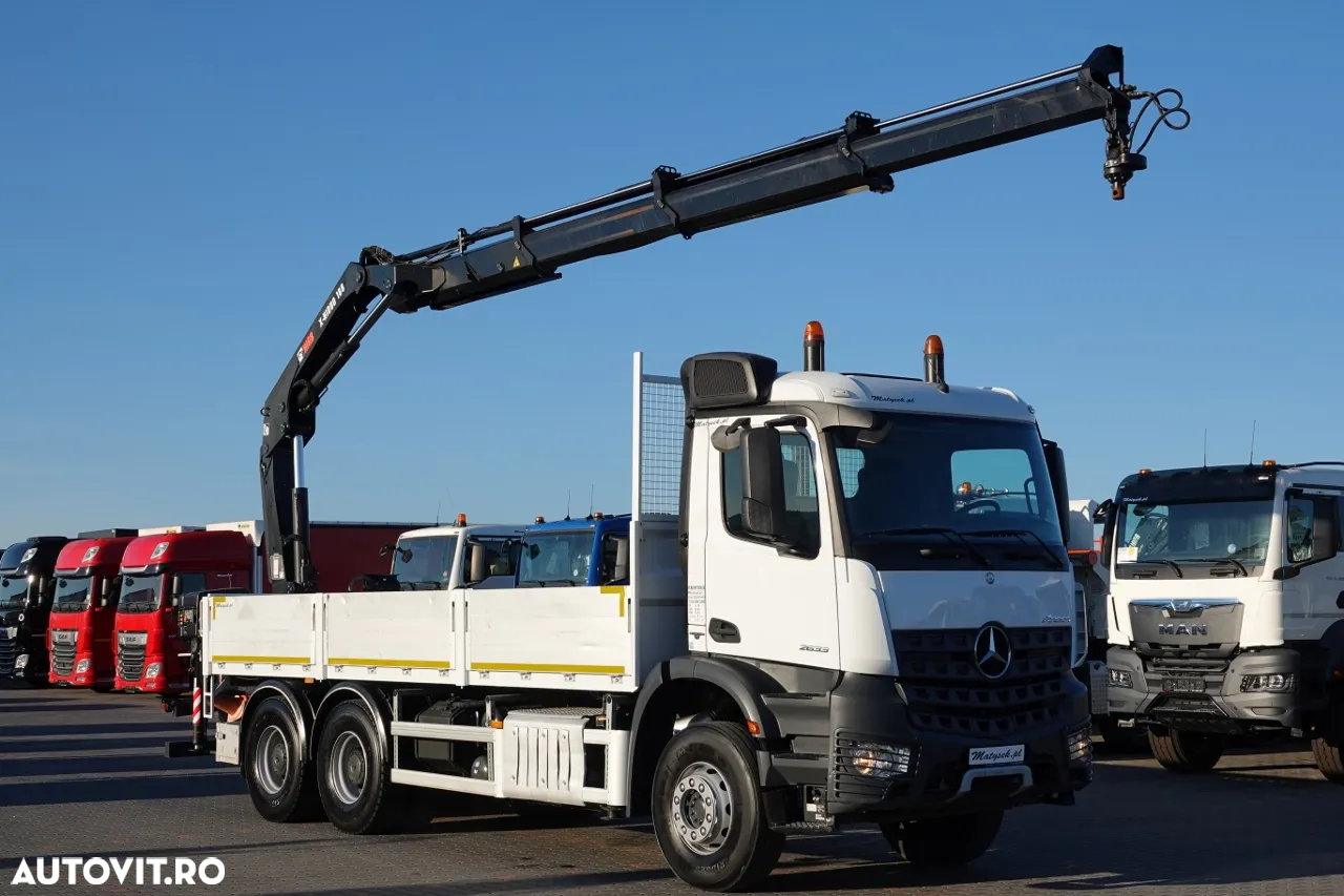 Mercedes-Benz AROCS 2633 / 6x4 / CUTIE - 6,5 M / HDS HIAB 188 b-3 inaltime: 11 M / EURO 6 / RADIO CONTROL / ROTATOR - 4