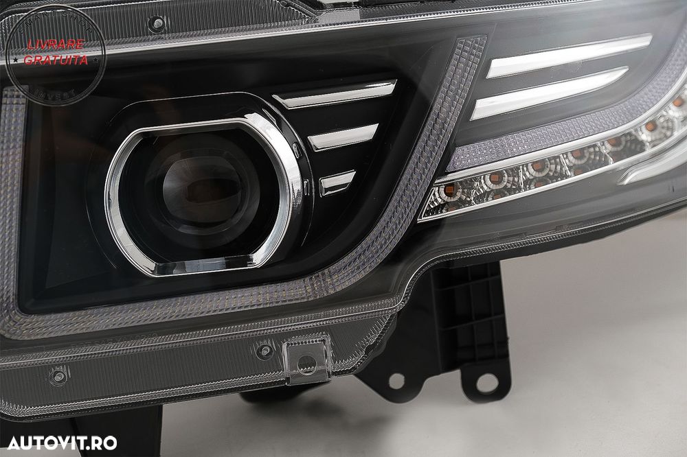 Faruri LED cu Semnal Dinamic si Grila Centrala compatibile cu Toyota FJ Cruiser XJ- livrare gratuita - 11