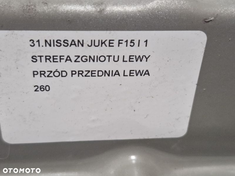 NISSAN JUKE F15 I 1 STREFA ZGNIOTU LEWY PRZÓD PRZEDNIA LEWA - 4