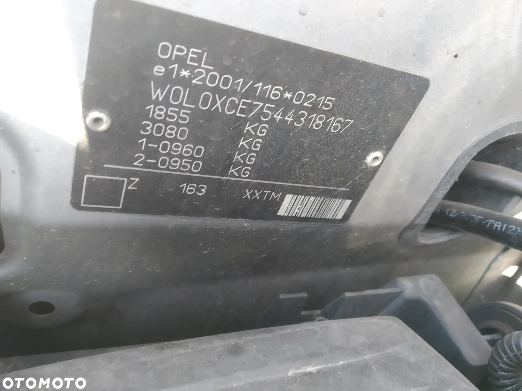 OPEL MERIVA A 03-05 1.6 B ZDERZAK TYL Z163 - 23