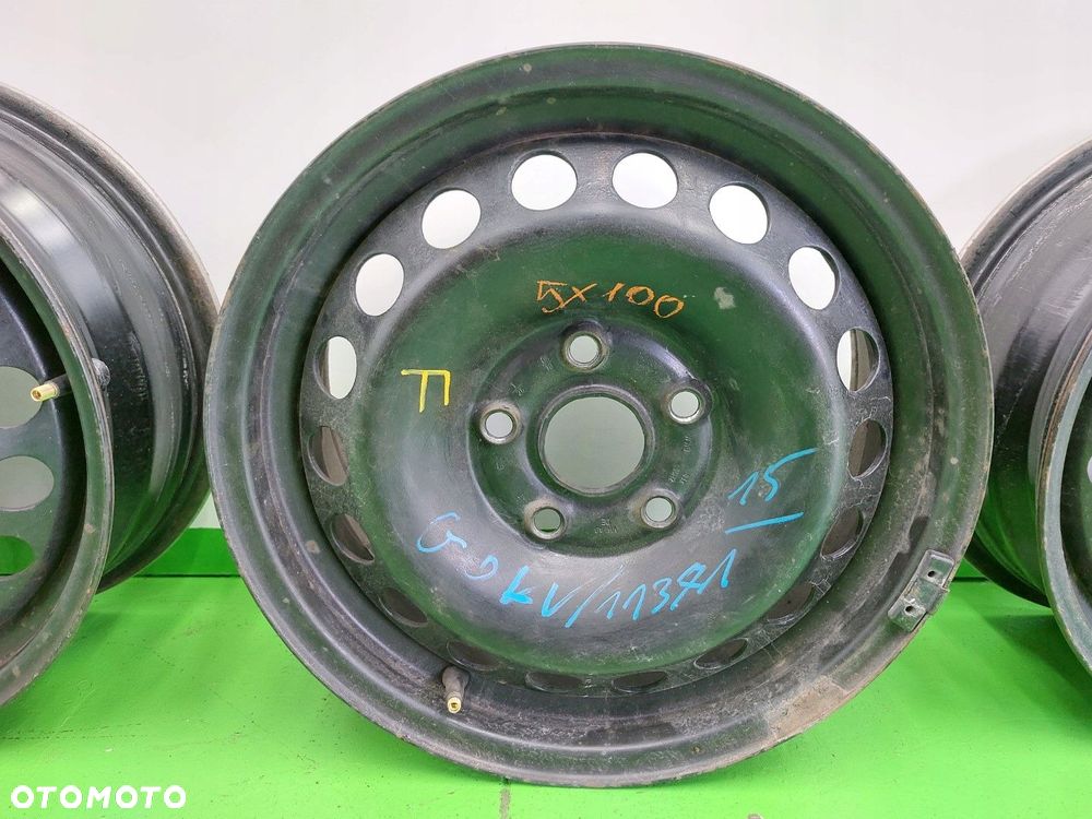 Felgi stalowe 6J x 15 H2 ET 47 VW Golf V PLUS TOURAN JETTA PASSAT FABIA - 3