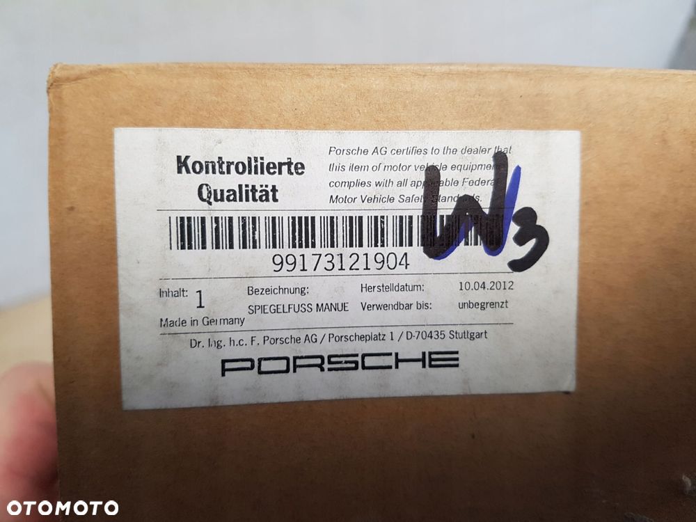 porsche boxter cayman 14-17 lewe lusterko stelaż 99173121904 - 3