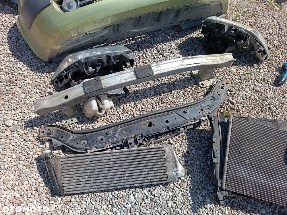 RENAULT MEGANE 2 II 2005R NV676 CZARNY KOMPLETNY PRZÓD ZDERZAK,BŁOTNIK LEWY PRAWY MASKA PAS CZOŁOWY 1.9 DCI - 2