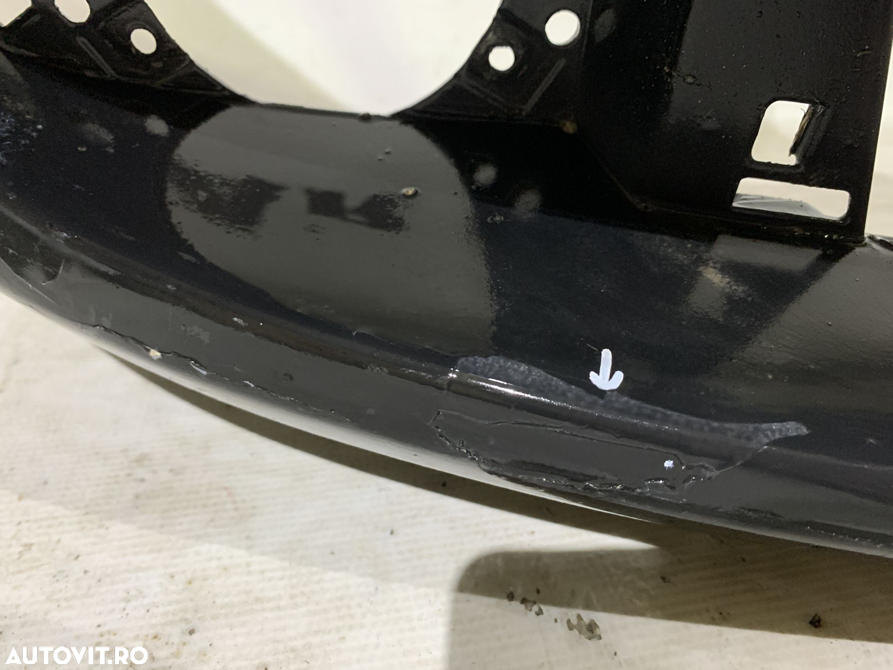 Bara fata Mercedes CL, W216, 2006, 2007, 2008, 2009, 2010, cod origine OE A2168800040, cu gauri pentru spalatori faruri si senzori de parcare (6). - 6
