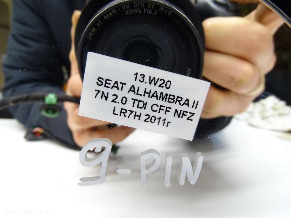 LUSTERKO PRAWE PRAWY PRZÓD PRZEDNIE 9 PIN SEAT ALHAMBRA II 7N LR7H - 7