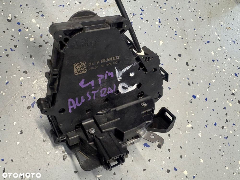 renault austral zamek drzwi prawy tył 825008232r 4 pin eu