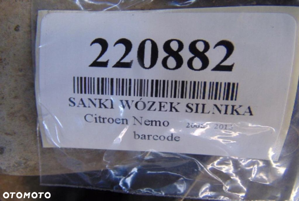 CITROEN NEMO 1.4TDCI SANKI WÓZEK SILNIKA - 8