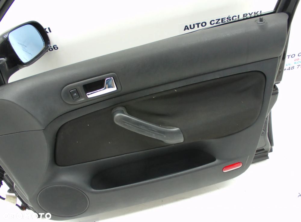 VW Golf 4 IV Drzwi Prawy Przód LC9Z Zamek Klamka Szyba Zawiasy - 9