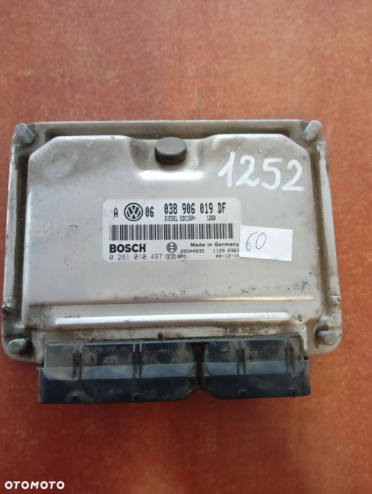KOMPUTER STEROWNIK SILNIKA 038906019DF VW GOLF IV - 1