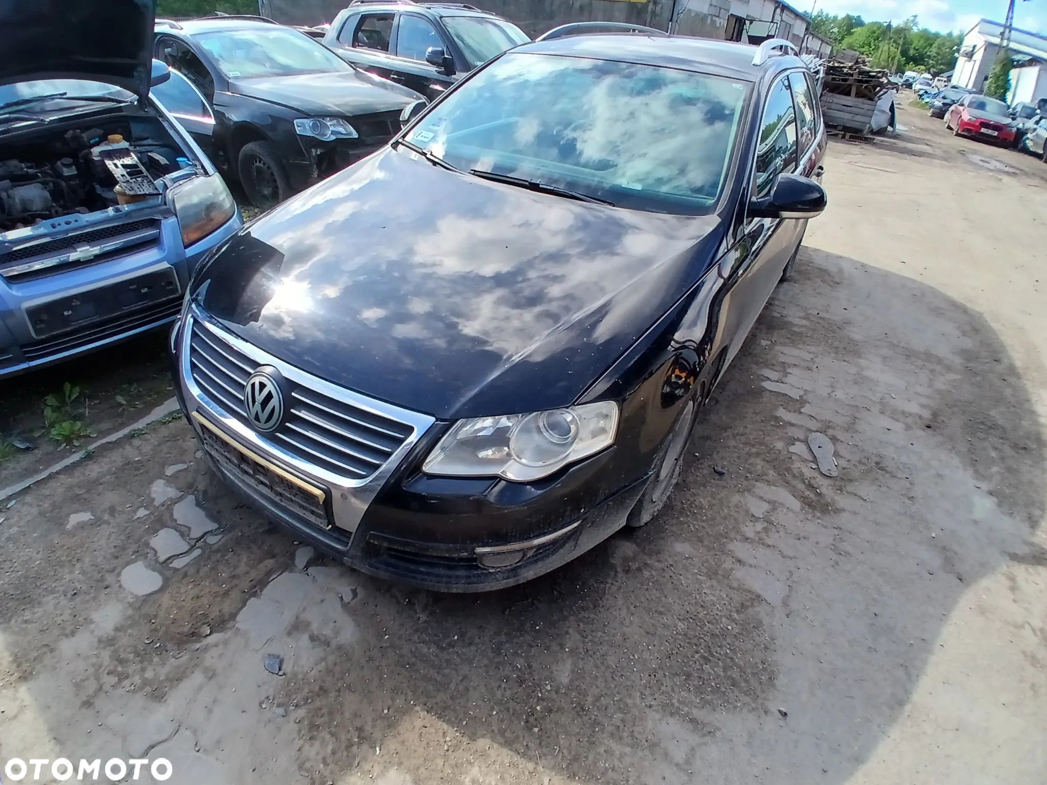 volkswagen passat B6 kombi skóra fotel fotele kanapa deska kokpit podsufitka boczek boczki klamka - 1