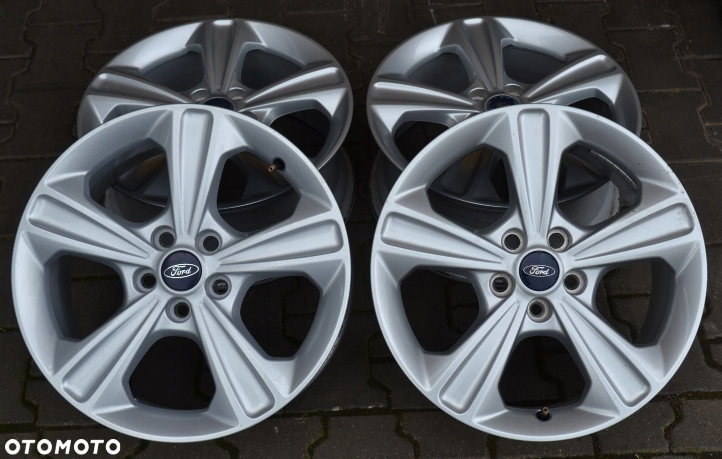 4X FELGI 17" 5X108 ORYGINAŁ FORD S-MAX MONDEO C-MAX KUGA FOCUS - 5