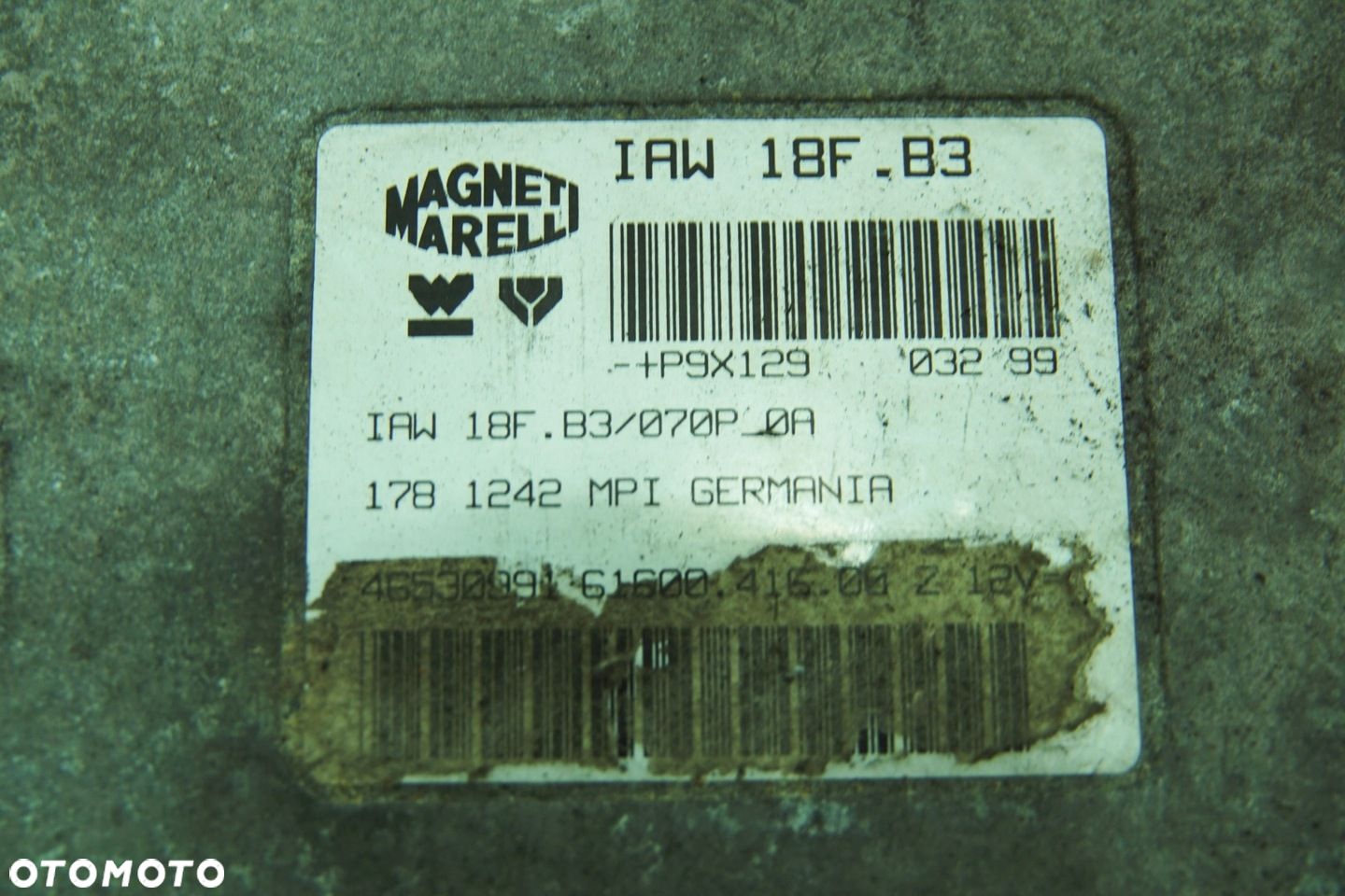 KOMPUTER STEROWNIK SILNIKA PALIO 1.2 46530991 IAW18F.B3 - 3