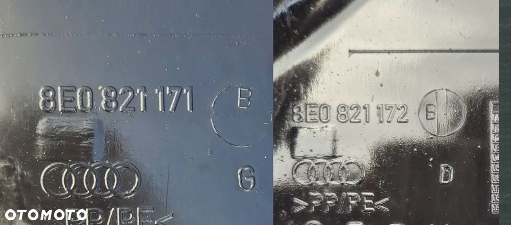 KOMPLET NADKOLI PRZÓD LEWE + PRAWE AUDI A4 B6 8E0821171B 8E0821172B - 12