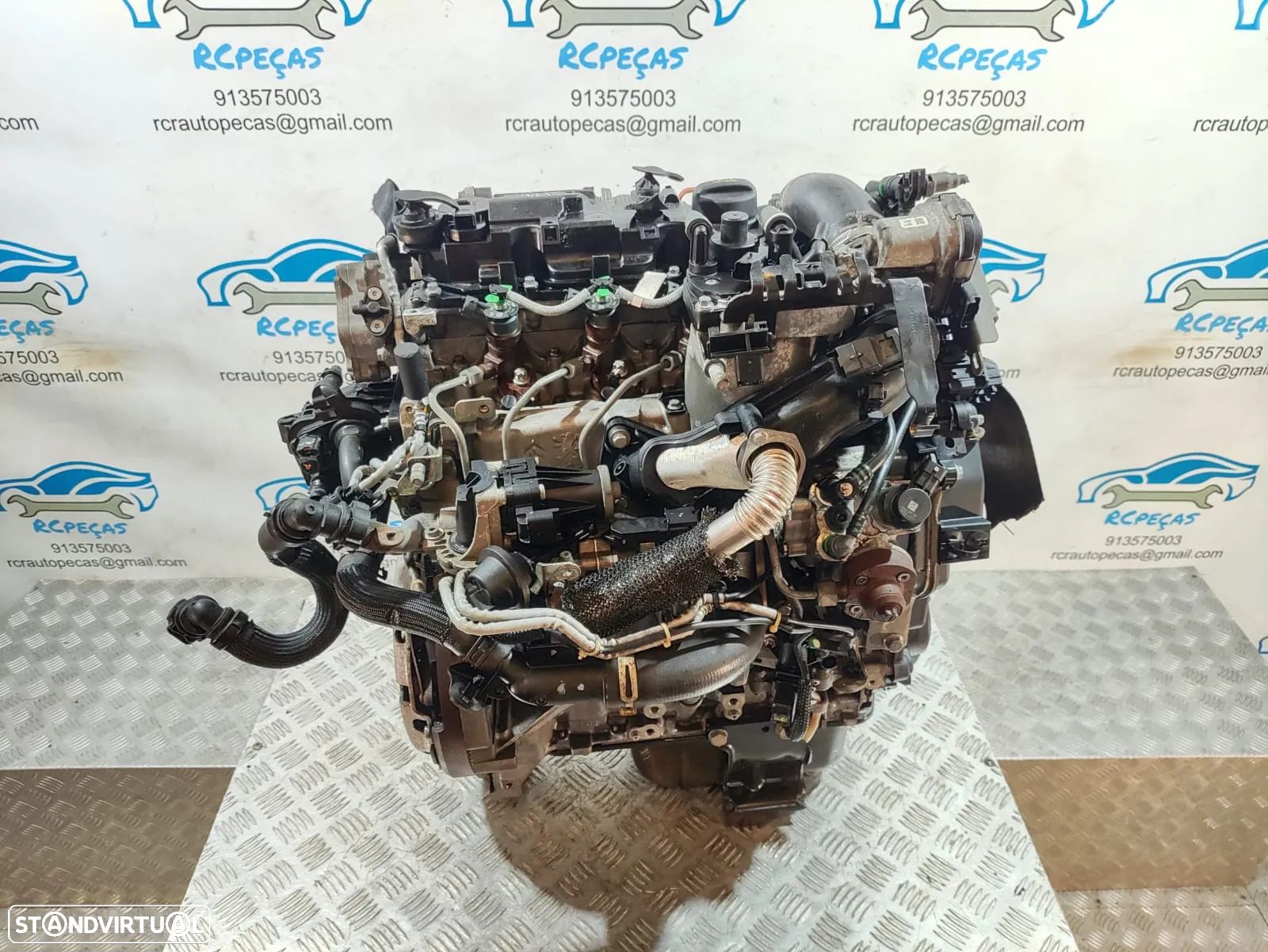 MOTOR COMPLETO PEUGEOT CITROEN 1.6 HDI 8V 92CV 9H06 9H0 10JBEJ - 1