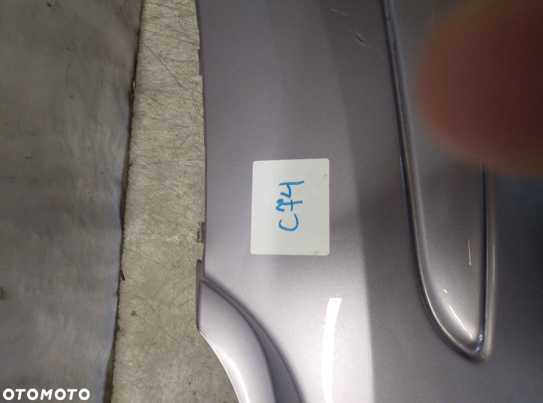 ^ ZDERZAK TYŁ TYLNY OPEL CORSA D Z166 FIOLET FIOLETOWY 5D 5 DRZWI HB - 5