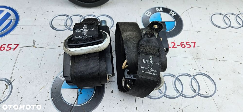VW TRANSPORTER T5 Airbag kierownicy Poduszka kierowcy 7H0880201S Pas bezpieczeństwa prawy lewy Pasy 7H0857806F 7H0857805F Kokpit Konsola Deska rozdzielcza - 10