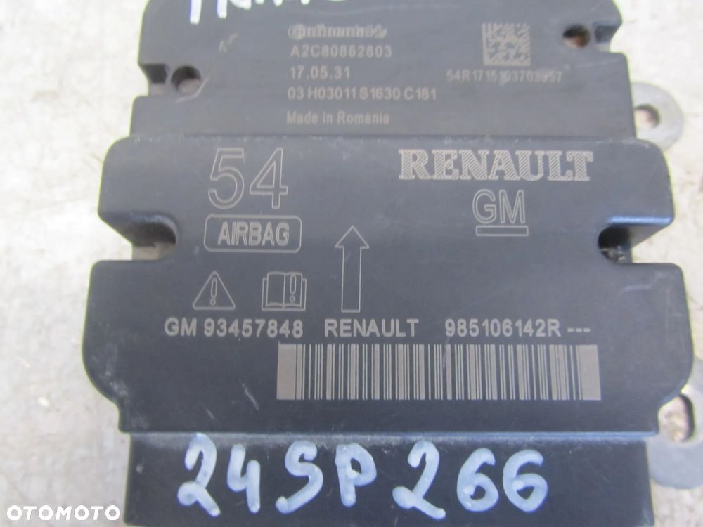renault master III 14r->moduł poduszek air bag 985106142r - 2