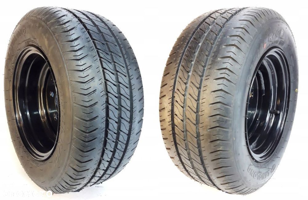 Nowe Opony 195/55 r10C 10C 10 98N do przyczep lawet Leao Opona  Felga  r10 6J et4 5x112 linglong - 1