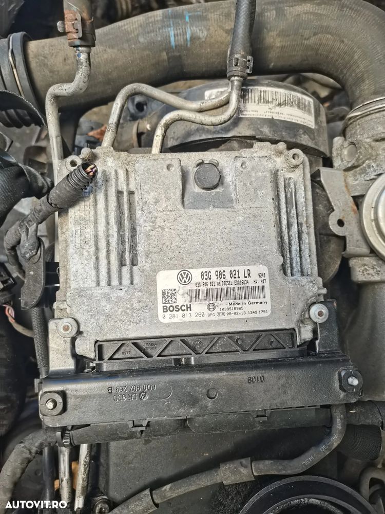 Ecu calculator motor vw polo golf 5 passat skoda octavia 1.9 tdi bxe 03g906021lr / 0281013260 / EDC16u34 - 1