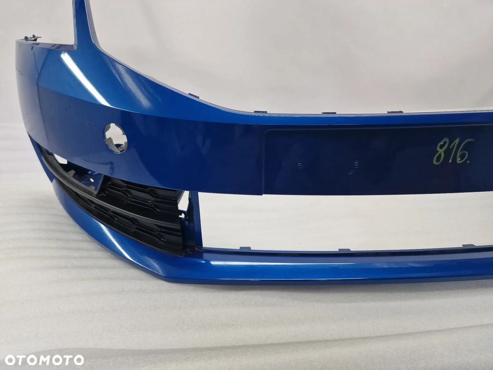 SKODA OCTAVIA III 3 LIFT 16- 5E0 ZDERZAK PRZEDNI PRZÓD NIEBIESKI METALIK , NR 5E0807221N , NR AUKCJI NZ816 - 7