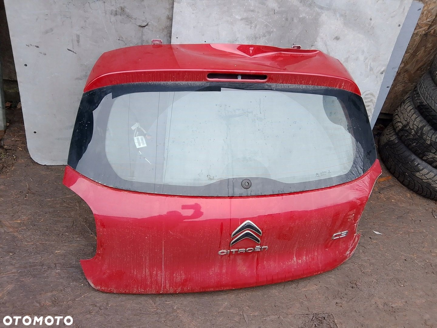 Szyba Klapy Tył Citroen C3 III - 2