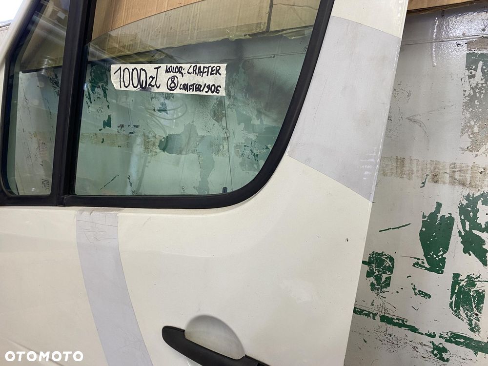 CRAFTER SPRINTER 906 06- DRZWI PRZEDNIE LEWE BIAŁE KOLOR CRAFTER bez rdzy - 5