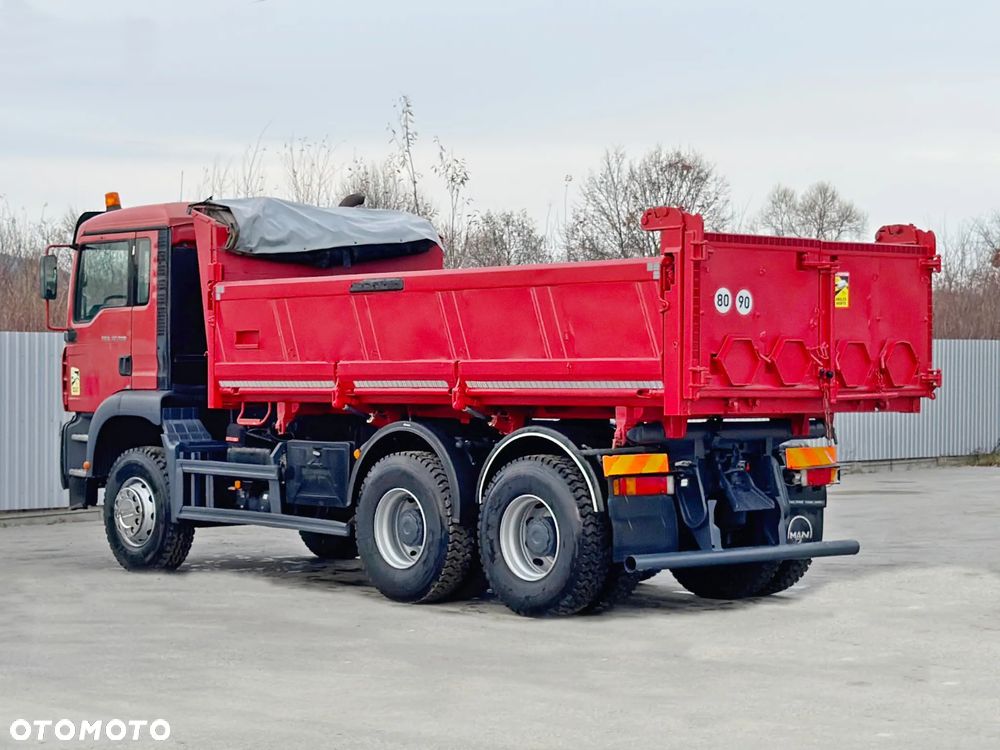 MAN TGA 33.350 * WYWROTKA 5,20 m + BORDMATIC * STAN BDB - 7