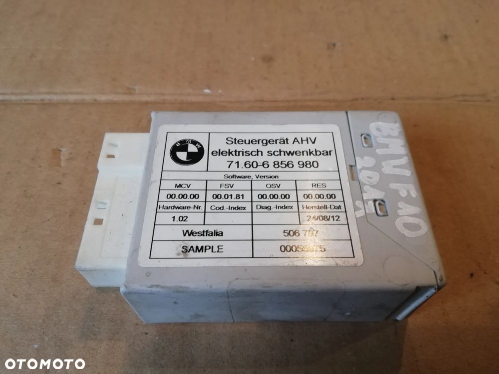 STEROWNIK MODUŁ HAKA BMW F10 6856980 - 1