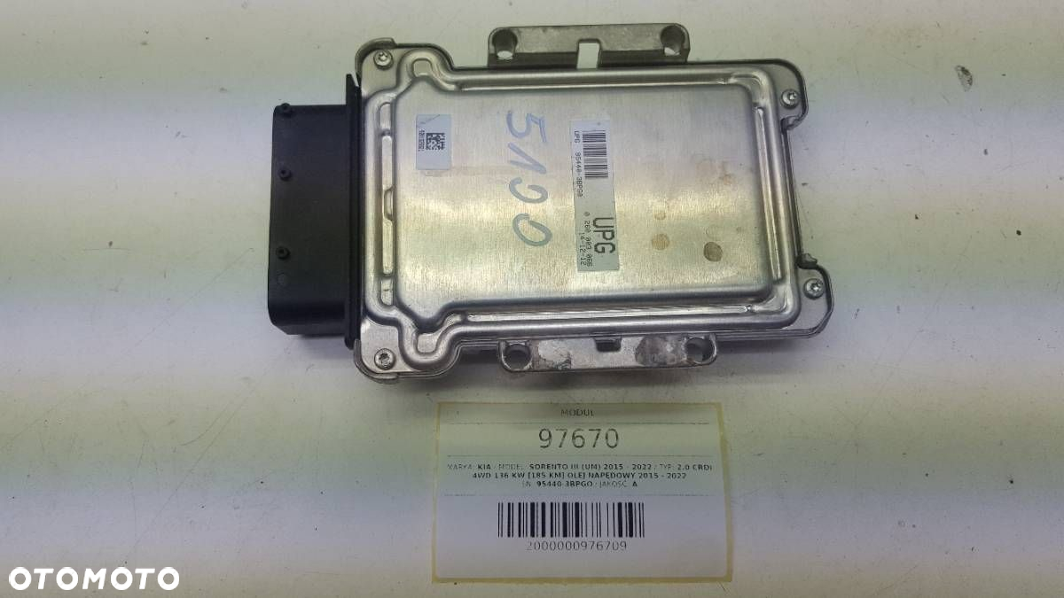 STEROWNIK KOMPUTER KIA SORENTO III 2.0 CRDI 0260003066 95441-3BPG0 - 3