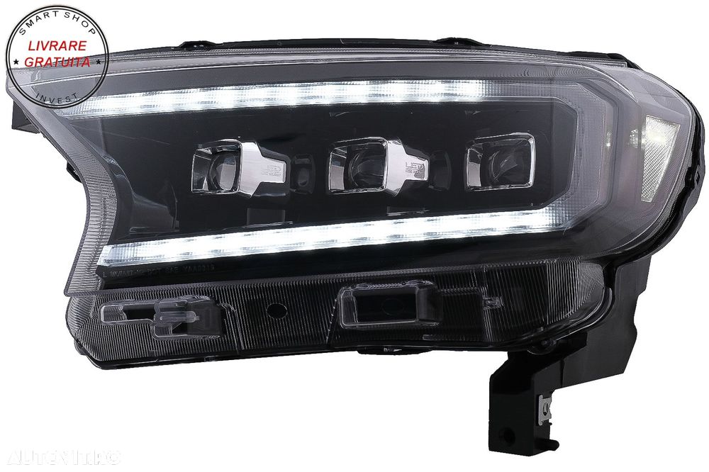 Faruri LED Light Bar Dynamic Start-up Display Ford Ranger Raptor (2015-2020) LHD N- livrare gratuita - 6