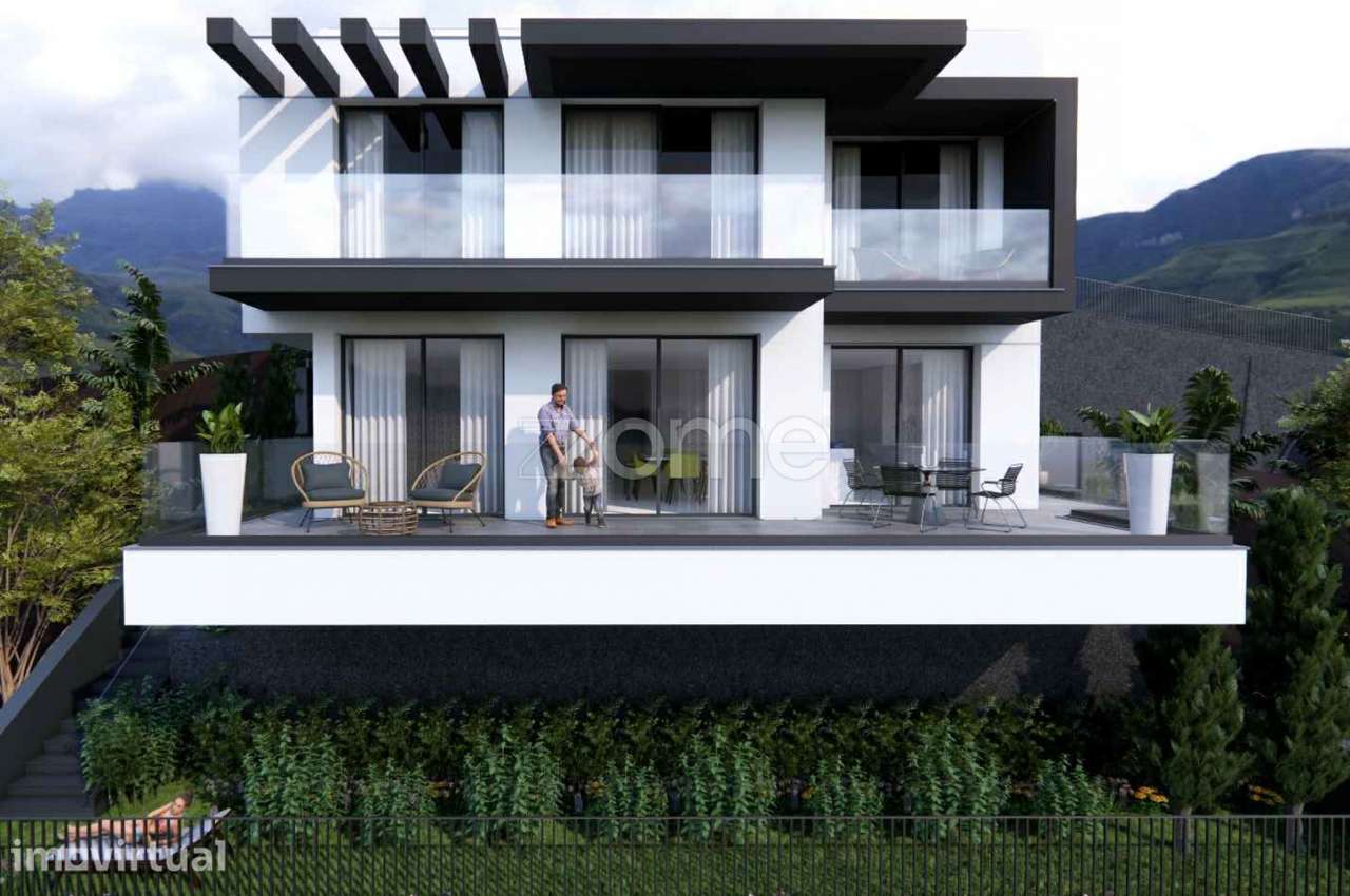 Terreno Campanário com Projeto aprovado para Moradia T3 – Vista Mar - Grande imagem: 3/27