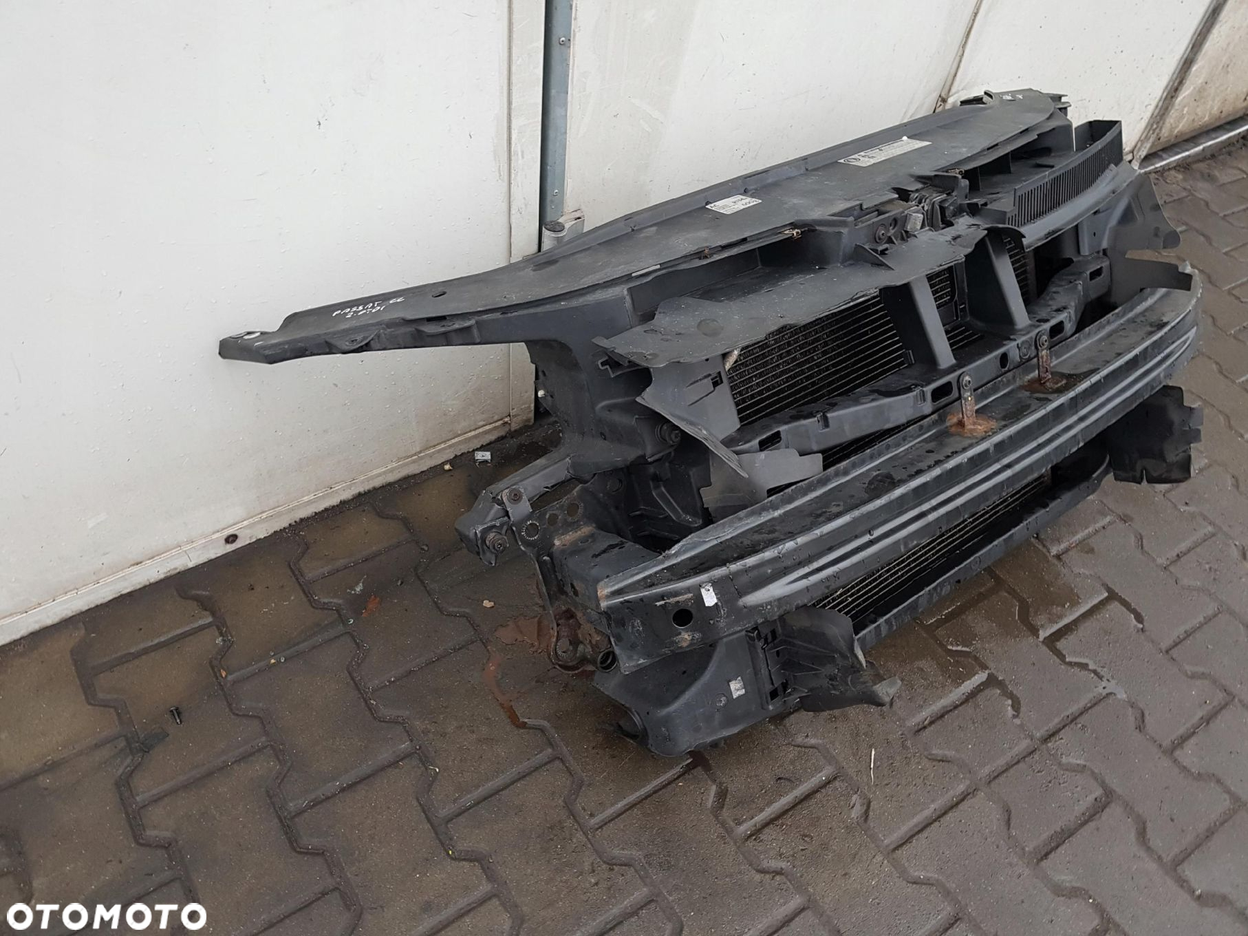 VW PASSAT CC 08-12 2.0 TDI PAS PRZEDNI CHŁODNICE WENTYLATORY - 3