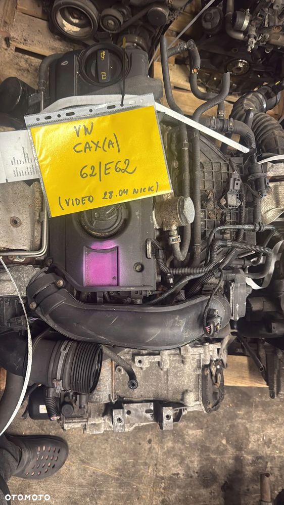 Volkswagen CAX(A) 1.4 benzyna silnik kompletny z pełnym osprzętem gotowy do montażu VIDEO PRACY SILNIKA - WHATSAPP LUB LINK W OPISIE - 5