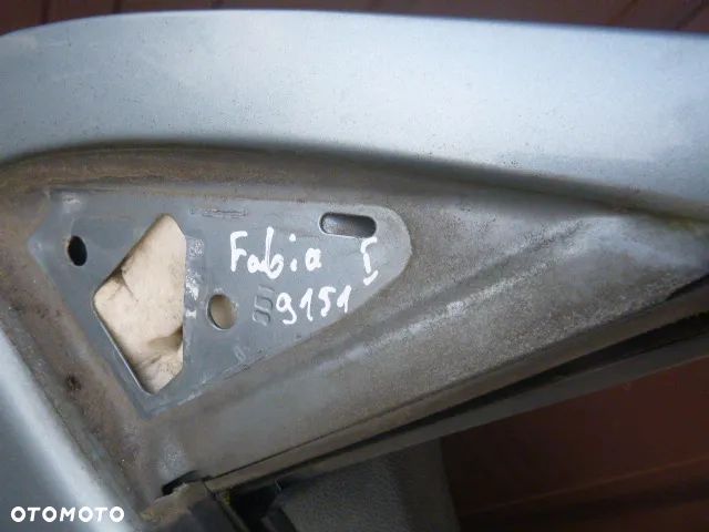 DRZWI LEWY PRZÓD LEWE PRZEDNIE SKODA FABIA I KOMPLETNE KOLOR 9151 - 7