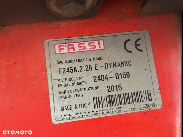Palfinger HDS Fassi F275.2.26 6wysuwow, wyjscie na rotor pilot - 10