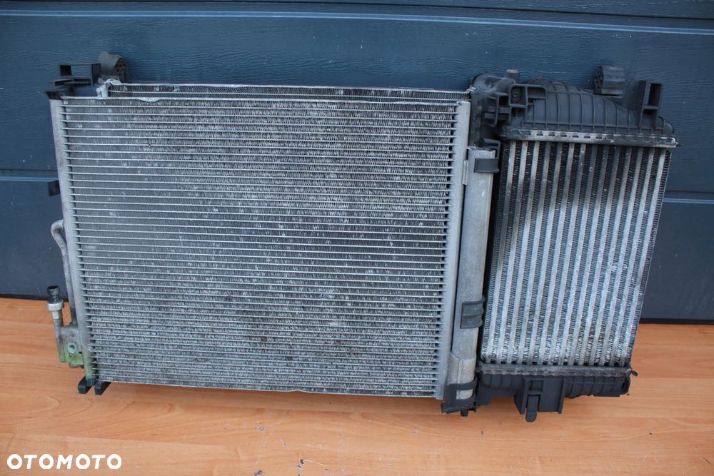 KOMPLET CHŁODNIC WODY KLIMATYZACJI INTERCOOLER WENTYLATOR OPEL MERIVA B 1.7 CDTI - 7