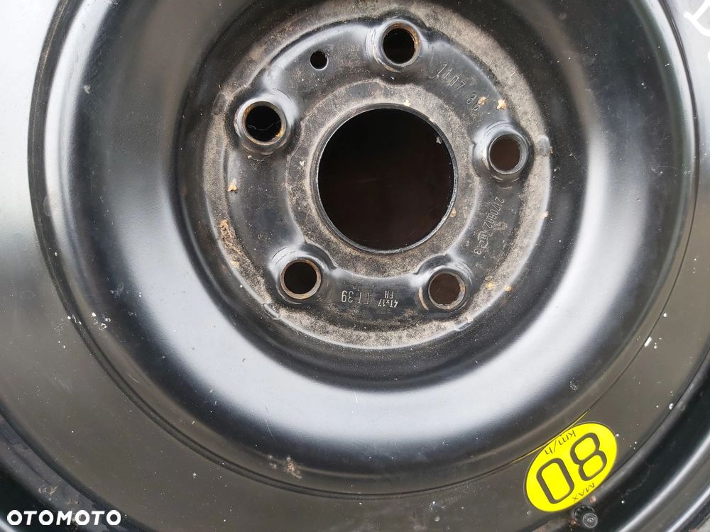TOYOTA Auris I II Corolla E16 E18 E21 Dojazdówka koło zapasowe 17 5x114,3 - 5