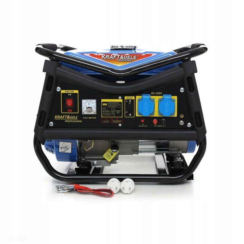 KRAFTDELE GENERATOR PRĄDOTWÓRCZY AGREGAT3000W 12V 230V 7KM BENZYNOWY KD141 - 3