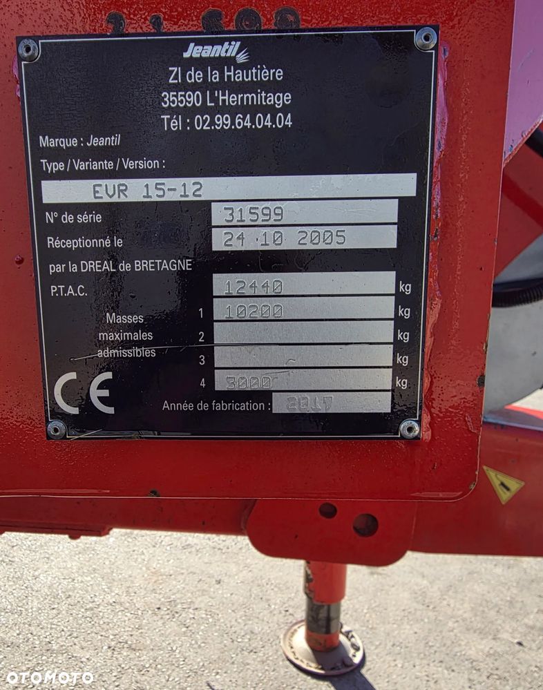 Inny Jeantil EVR 15-12 - 19