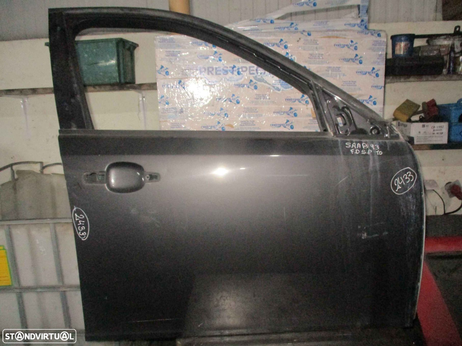 Porta POR2433 SAAB 93 2010 5P CINZA ESCURO FD - 1